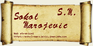 Sokol Marojević vizit kartica
